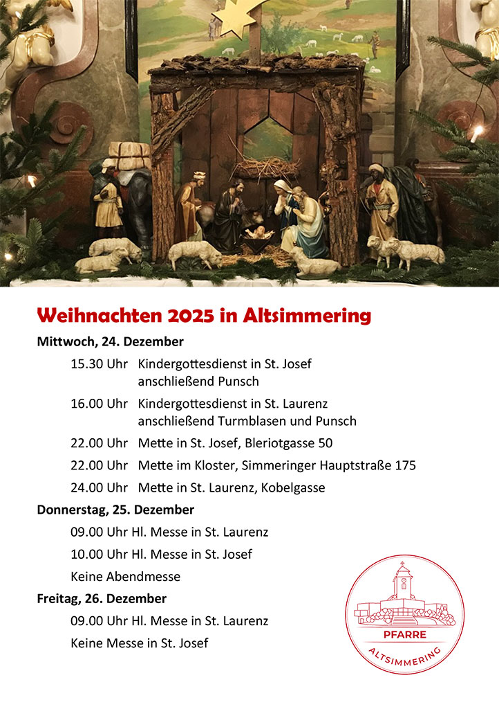 © Pfarre Altsimmering © Pfarre Altsimmering