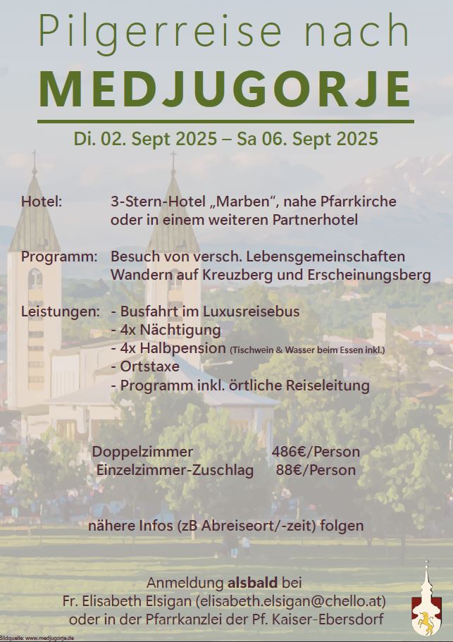 � Wallfahrt Medjugorje