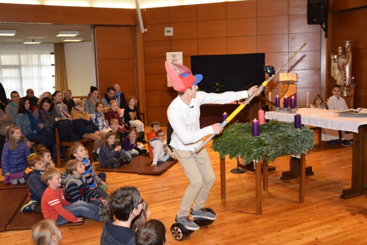 Nikolaus in St. Josef am 8.12.2016