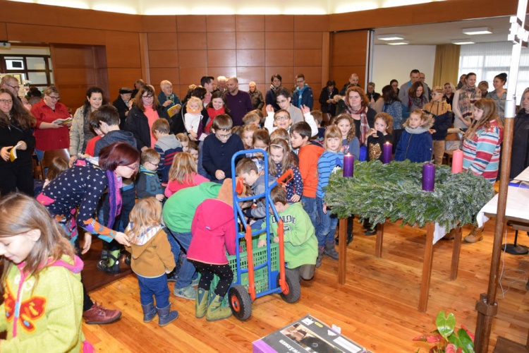 Nikolaus in St. Josef am 8.12.2016